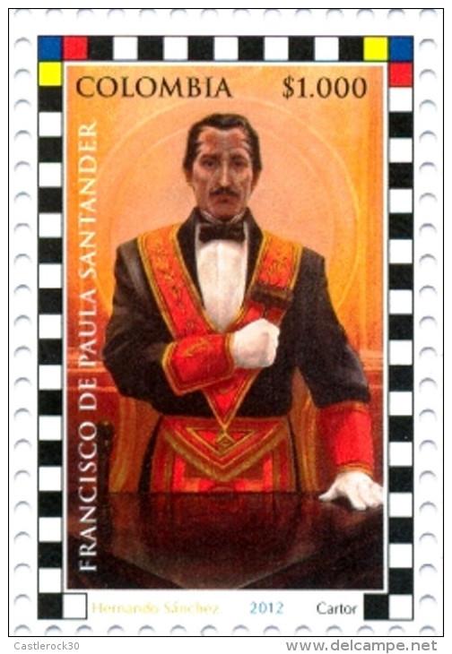 RO) 2012 COLOMBIA, MASONES, FOREFATHER-MASON FRANCISCO DE