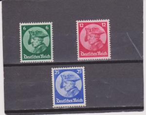Germany #398-400 MNH