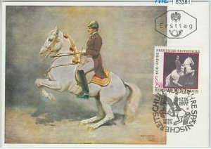 63381 - AUSTRIA - POSTAL HISTORY: MAXIMUM CARD 1972 - HORSE RIDING-