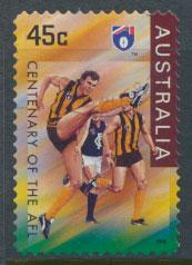 Australia SG 1621  Used  Self Adhesive - Australian Rules