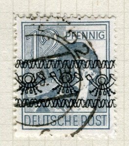 GERMANY; BERLIN Allied Zone 1948 Optd. I on first June issue used 12pf. value