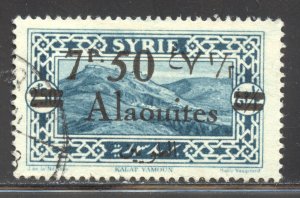 Alaouites Scott 44 Used LH - 1926 Syria Surcharged - SCV $3.25