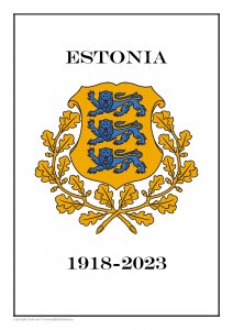 Estonia Eesti  1918 - 2023 PDF (DIGITAL)  STAMP ALBUM PAGES