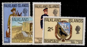 FALKLAND ISLANDS QEII SG254-257, 1970 Golden Jubilee set, NH MINT.