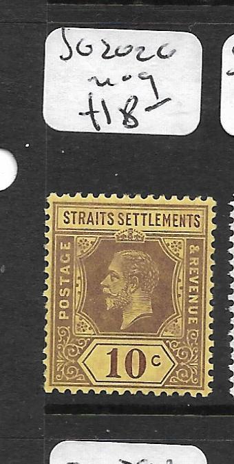 MALAYA STRAITS SETTLEMENTS  (P2704B)  KGV 10C  SG 202C   MOG