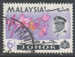 Malaya Johore Scott 172 - SG169, 1965 Sultan 6c used