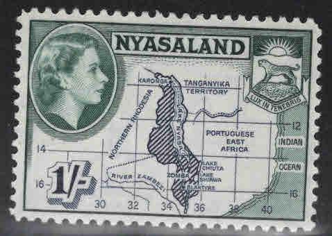 Nyasaland Protectorate Scott 106 MNH**