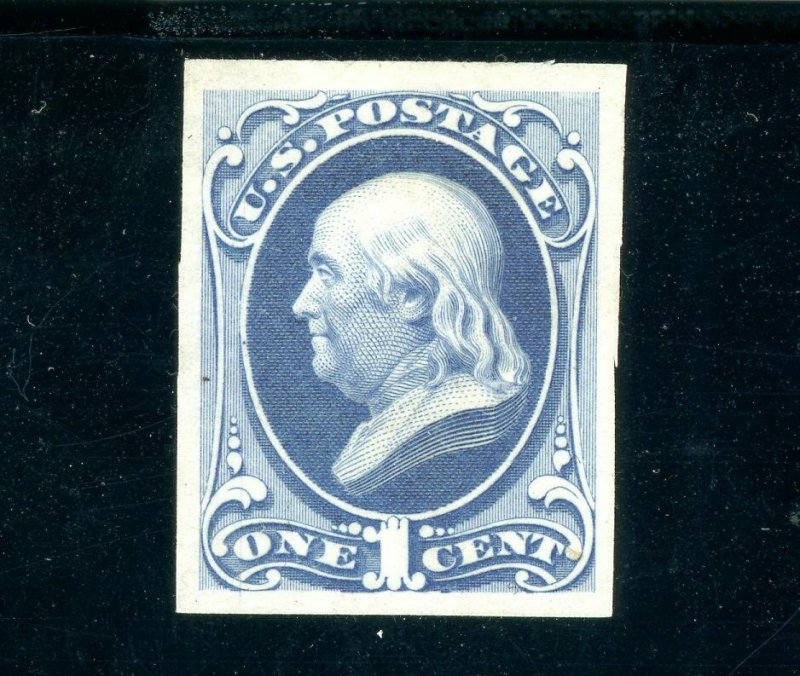 USAstamps Unused VF US 1870 Franklin Proof on White Paper Scott 145