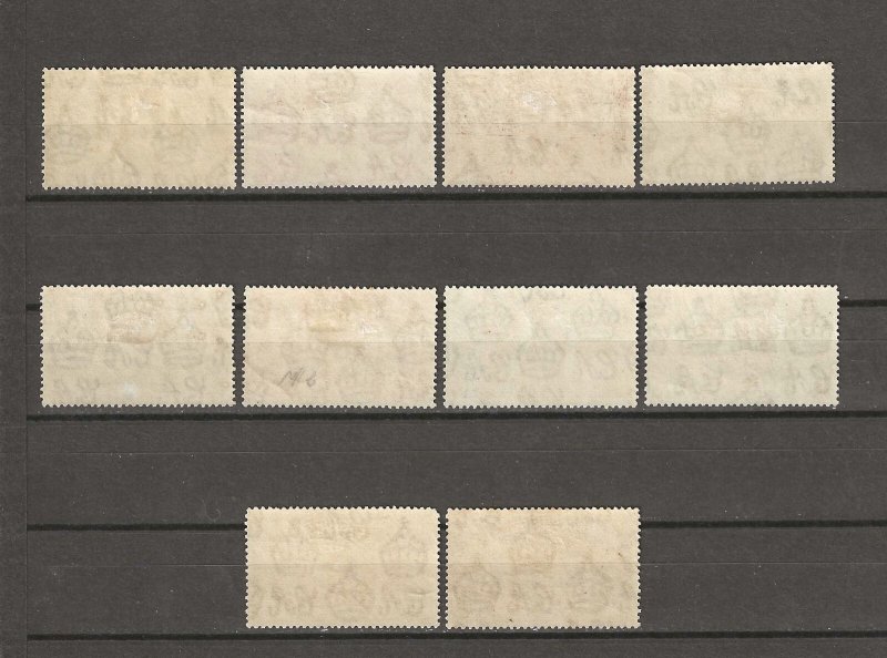 MONTSERRAT 1908 SG 8/17 MINT