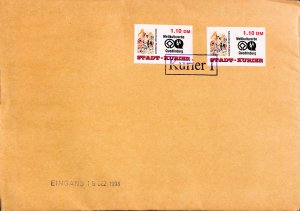Germany Local Post Private Post Mail Carriers Kurier I 1.10 DM