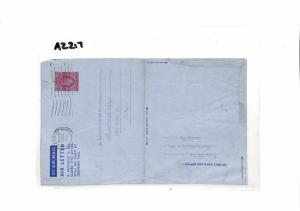 AZ217 1951 GB *CARDIFF WALES* New York USA Cover {samwells-covers}PTS