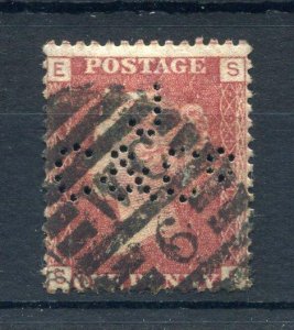 PENNY RED PLATE 1?1 WITH 'JC&Co' PERFIN