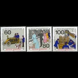 GERMANY 1990 - Scott# B694-6 Post & Telecom. Set of 3 NH