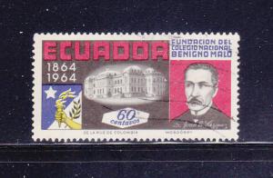 Ecuador 732 U Juan B Vazquez