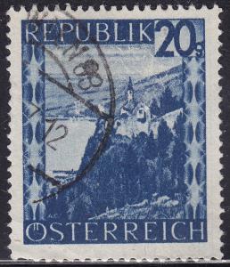 Austria 464 Lake Constance 20g 1946