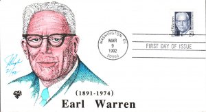 #2184 Earl Warren Pugh FDC