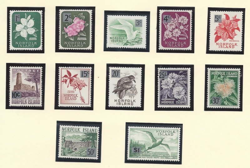 Norfolk Island 71-82 MNH  1966