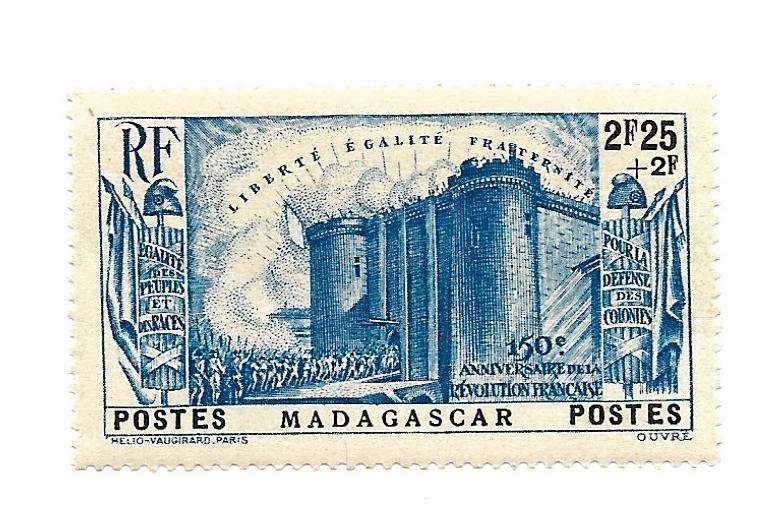 Malagasy Republic 1939 - MNH - Scott #B7 *