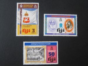 Fiji 1974 Sc 354-356 set MNH