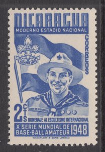 Nicaragua 718 Boy Scouts MNH VF