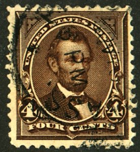 U.S. #254 USED