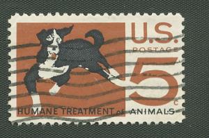 US Scott's # 1307 Dog - 5 Cent - Used