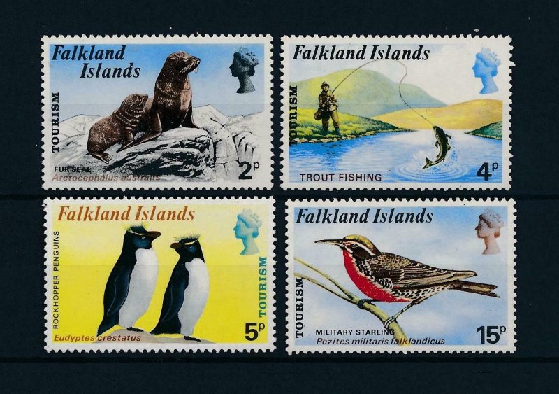 [47737] Falkland Islands 1974 Marine life penguins seals trout bird  MNH