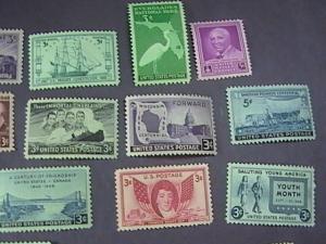 U.S.# 949-978-MINT NEVER/HINGED-30 STAMPS--1947-48