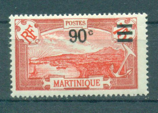 Martinique sc# 123 mh cat value $3.75