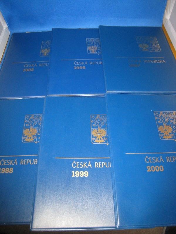 CESKA REPUBLIKA - COMPLETE POST OFFICE YEAR SETS  - 1995 THRU 2000  (brig)