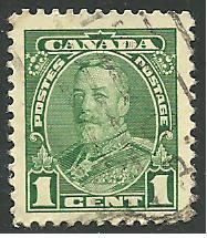 Canada #217, King George V, Used**-
