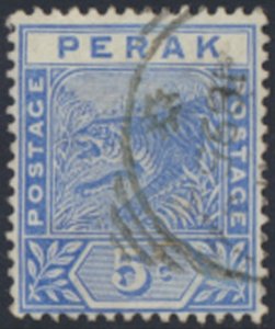 Perak  Malaya  SC#  45 Used  see details & scans