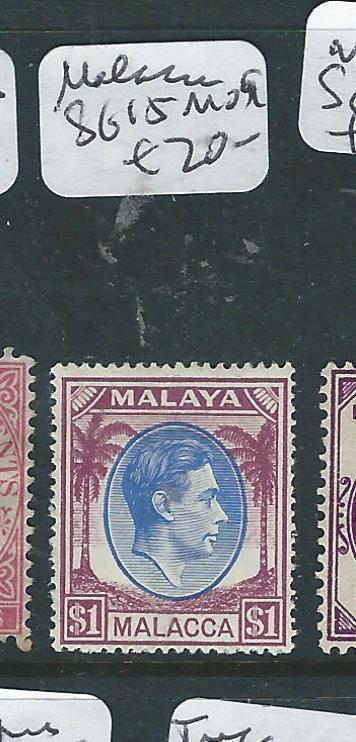 MALAYA MALACCA   (PP3007B) KGVI $1.00 SG15  MOG