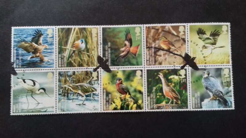 Great Britain 2007 Birds - UK Species in Recovery Used
