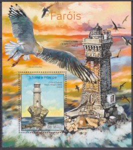 2014 Sao Tome and Principe 5623/B983 Birds / Lighthouses 10,00 €