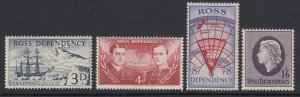 Ross Dependency (New Zealand), Sc L1-L4 (SG 1-4), MNH