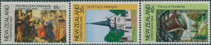 New Zealand 1984 SG1349-1351 Christmas set MLH