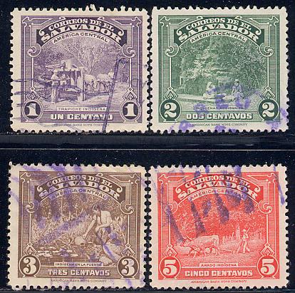 El Salvador Scott # 574 - 577, used