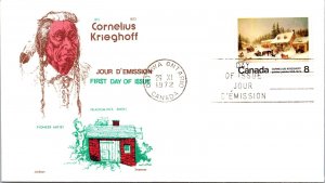 Canada 1972 FDC - Cornelius Krieghoff - Ottawa - F51665