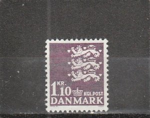 Denmark  Scott#  395  MH  (1965 State Seal)