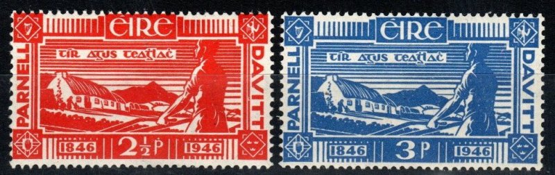 Ireland #133-4 F-VF Unused CV $6.50 (X6910)