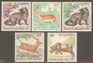 LAOS Sc# 219 - 222 C83 MNH FVF Set5 Animals