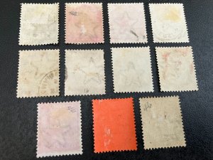 India Scott 36-46 Used