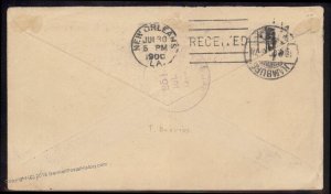 Guatemala 1900 Livingston New Orleans Hamburg Germany Cover 92792