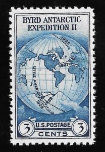 753 3 cents GEM Byrd Antarctic Expedition, Stamp Mint NH EGRADED SUPERB 100 XXF
