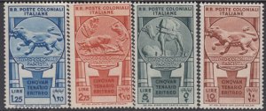 Italy Colonies General - Sassone n.23-31 - 50° Eritreo MH* cv 540$