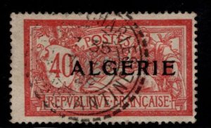 ALGERIA Scott 18 Used  overprint nice cancel