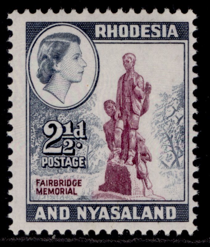 RHODESIA & NYASALAND QEII SG21, 2½d purple & grey-blue, NH MINT.