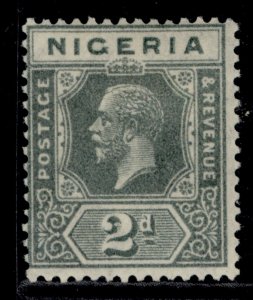 NIGERIA GV SG18a, 2d grey, M MINT. Cat £10. DIE II 