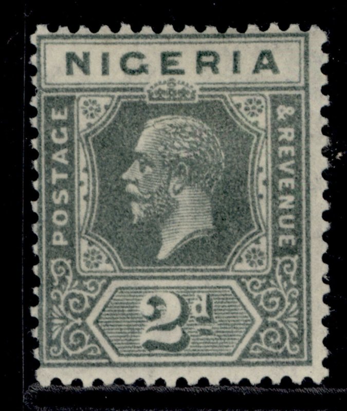 NIGERIA GV SG18a, 2d grey, M MINT. Cat £10. DIE II 